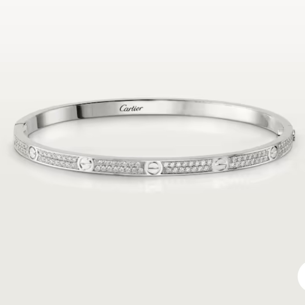 AUTHENTIC Used Small Cartier Love Bracelet.